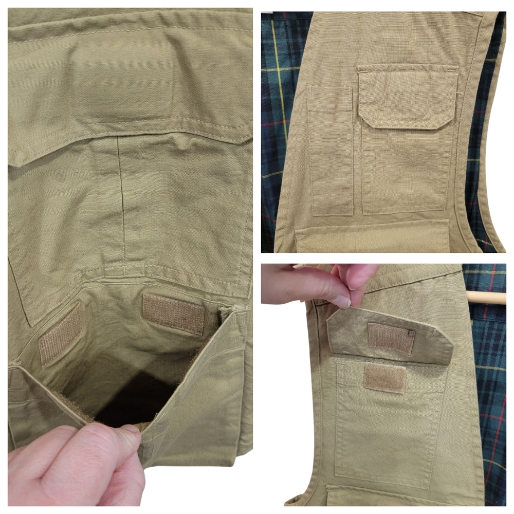 Vintage Gardeners Eden Utility Field Vest Tan Lightweight Safari Camping… - Picture 8 of 16